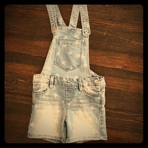 Size 6X Adorable Light Blue Star Overalls
